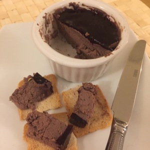 Chicken Liver Parfait with Port Jelly